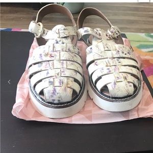 Fisherman Leather Sandals from Anthopologie, Sz 41